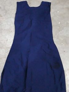 Embellished Navy Blue Kurta