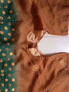 Silk Blouse Stitched Used Once