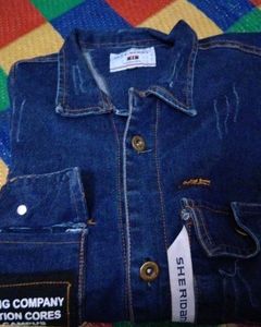 Graphic Denim Jacket
