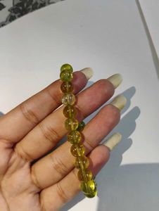 peridot crystal Bracelet
