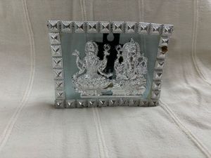 🆕Silver Plated Laxmi Ganesh Idol with Stand