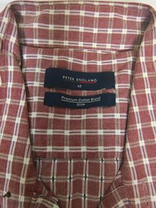Men Formal Shirt - Grape Color Checked