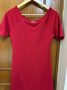 Zara Trafaluc Red Mini Dress