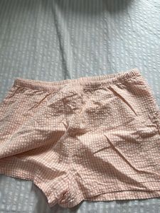 Cute Pink Plaid Shorts