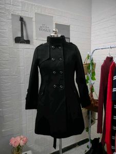 Midnight Majesty Trench Coat