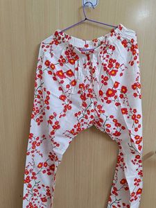 Floral Print straight pant