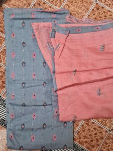 Unstitched Kurta Set Of 3