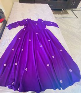 Purple Ethnic Kurta Set