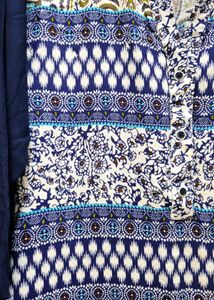 Paisley Print Tunic Top
