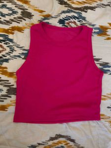 Pink Sleeveless Top