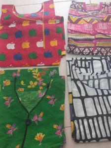 4 Pcs Cotton Kurti