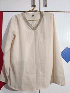 Women Cream Top