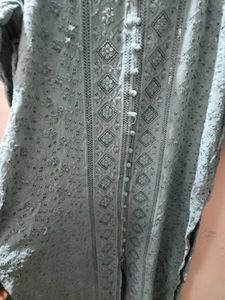 Elegant Green  chicken kari kurta