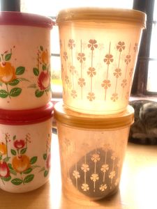 Fibre Jars Container 500ml 4 &amp; 750ml 2