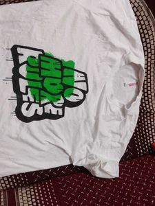 White Graphic Tee
