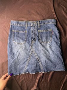 Denim Skirt  2 Top Set