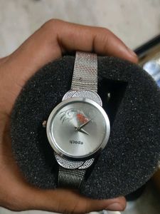 Epoch Silver-Tone Women's Watch