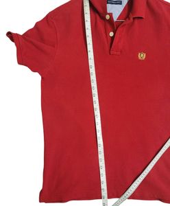 Red Casual Fahrenheit Classic Polo