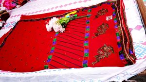silk suit with saree