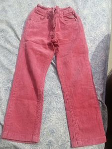 Pink Corduroy Pants