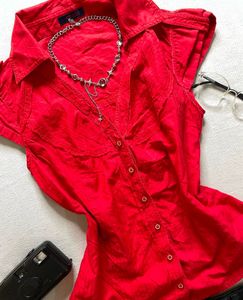 lace y2k fitted shirt