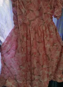 Floral Pink Dress