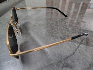 Gold Square Sunglasses