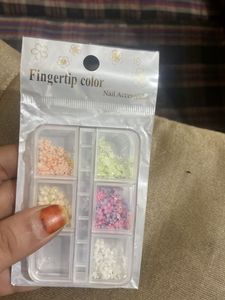 Pastel Flower Nail Art Charms