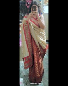 Applique Saree