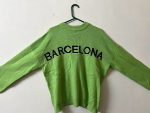 Green Barcelona Sweatshirt ( Unisex)