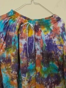 Tie-Dye Wide skirt