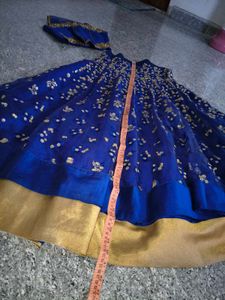Beautiful blue Lenhga choli