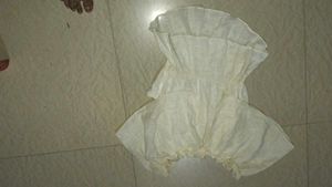 White Ruffled Top