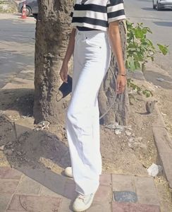White Wide Leg Jeans