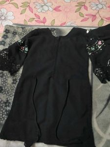 Embroidered Black Dress+2 frocks