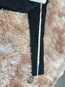 Black Padded Jacket with Fleece