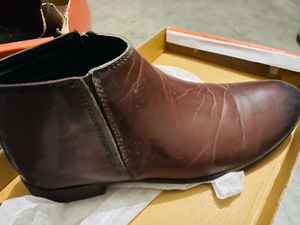 IMPORTED Brown Chelsea Leather Boots