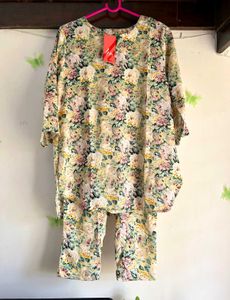 Pastel Yellow Floral Co-ord
