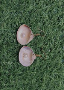 Seashell Pearl Drop Earrings