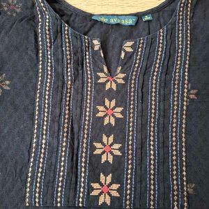 AVAASA BLACK 🖤 KURTHA - XS 82cm ₹119 Only
