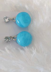 Blue Drop Earrings