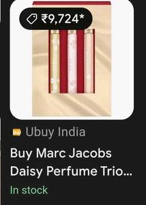 MARC jACOBS gift Pack Of 3 Perfumes