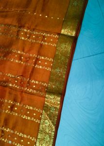 Orange Colour Pure Kanchipattu Saree