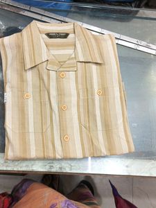John L. Cook Striped Shirt