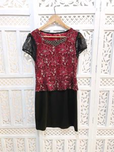 Floral Lace Party Dress A