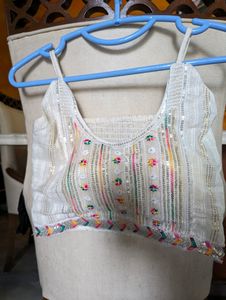 Bollywood Styled Top With Shrug
