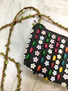 Beaded Crossbody Bag