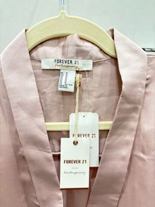 Elegant Pink V-Neck Top