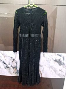 Elegant Black Lace Dress