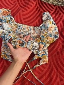 Floral Crop Top